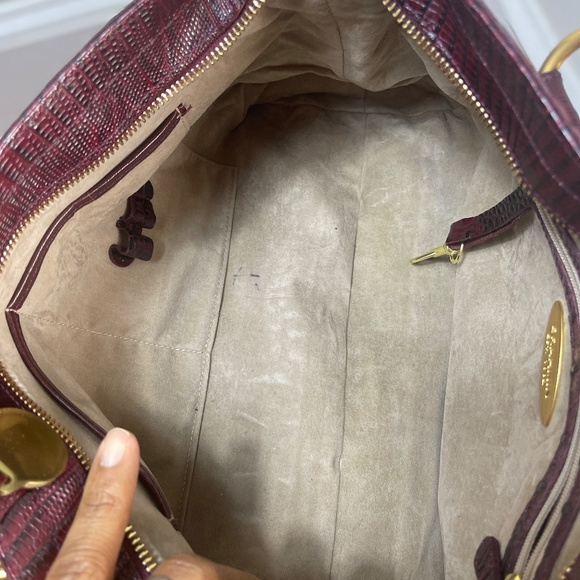 Brahmin Satchel w/ Checkbook Vintage - Picture 5 of 6